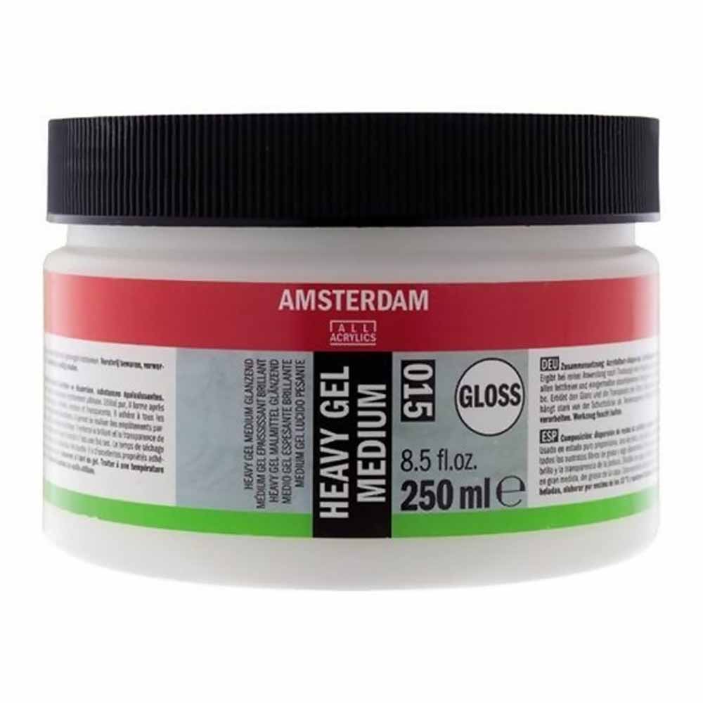 Amsterdam Heavy Gel Medium Glossy 015 250ml (Parlak Doku Jeli)