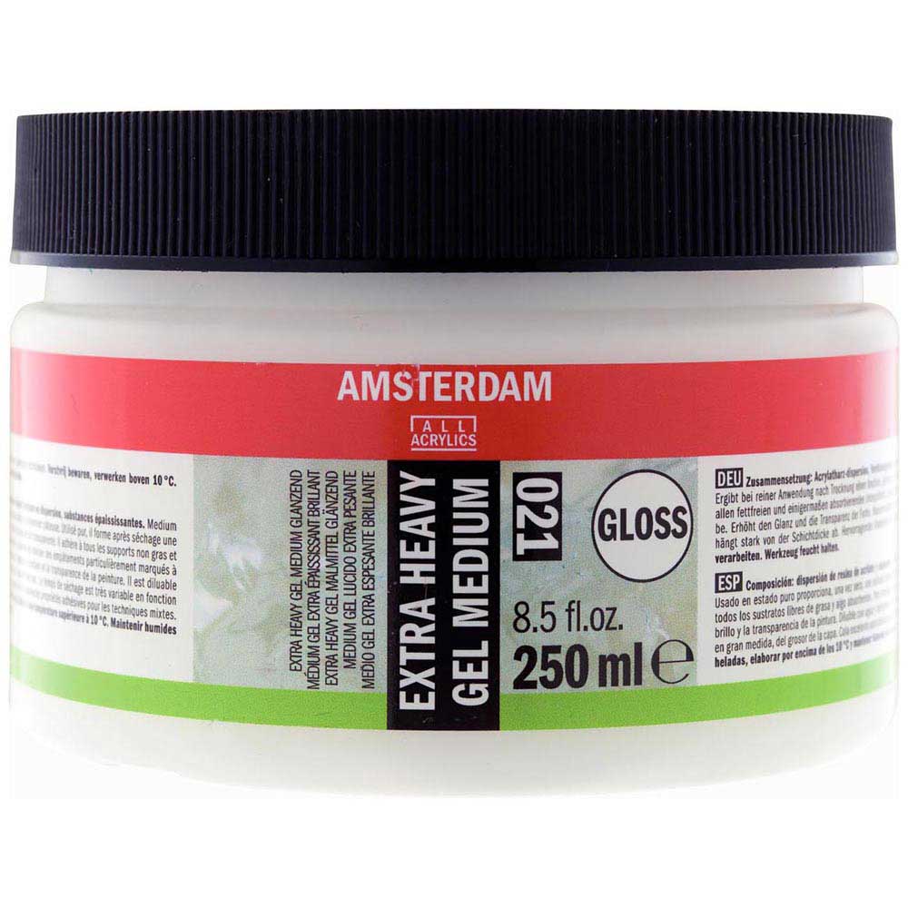 Amsterdam Extra Heavy Gel Medium Glossy 021 250ml (Parlak Yoğun Doku Jeli)