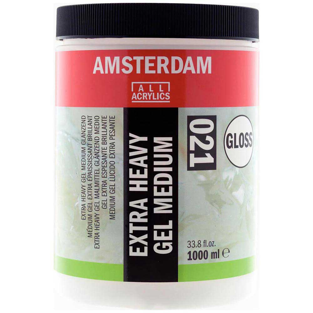 Amsterdam Extra Heavy Gel Medium Glossy 021 1lt (Parlak Yoğun Doku Jeli)