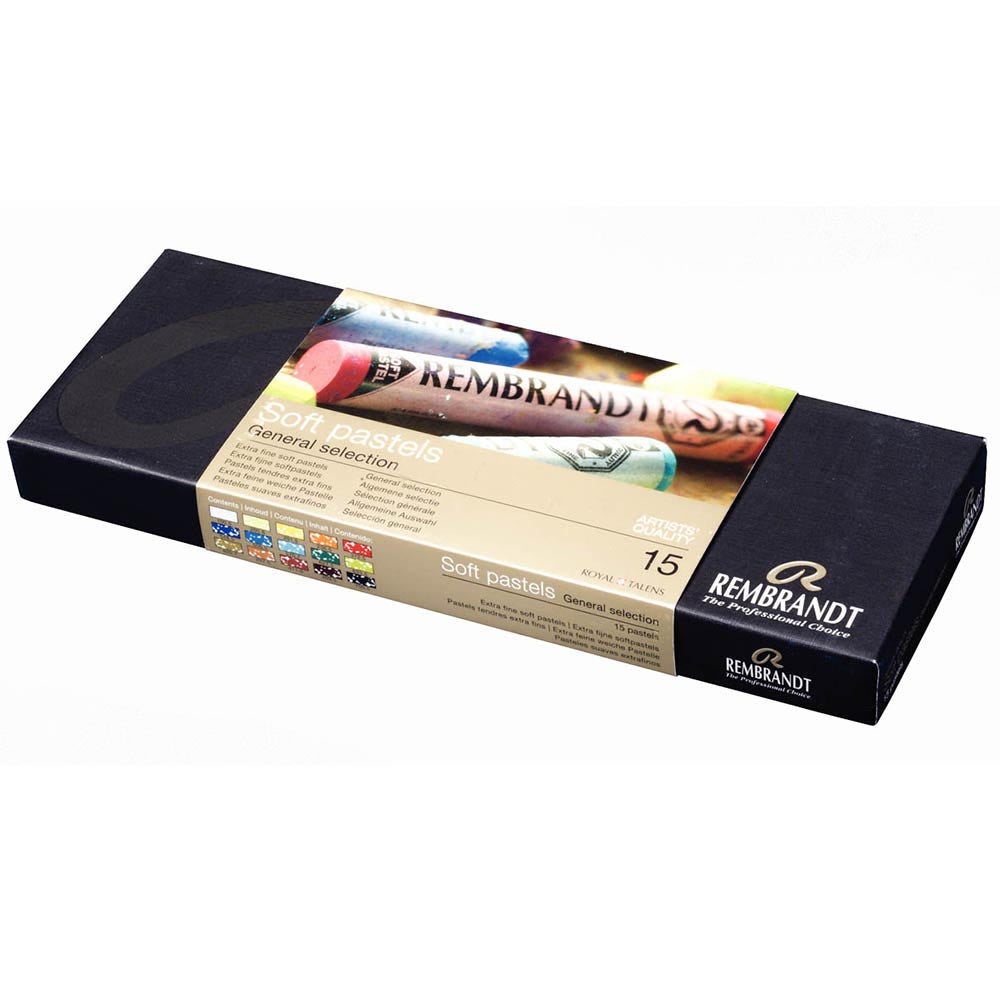 Rembrandt Soft Pastel 15'li Set Tam Boy Toz Pastel
