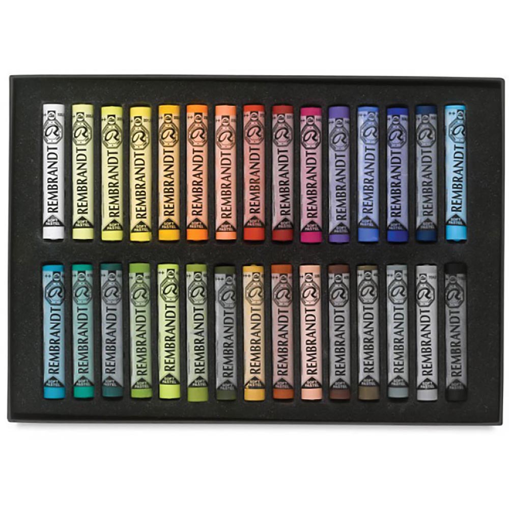 Rembrandt Soft Pastel 30'lu Set Tam Boy Toz Pastel (General / Genel)
