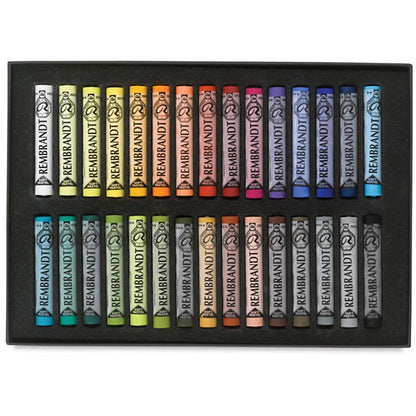 Rembrandt Soft Pastel 30'lu Set Tam Boy Toz Pastel (General / Genel)