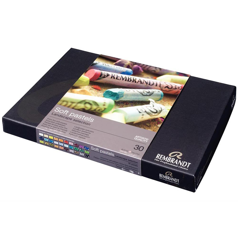Rembrandt Soft Pastel 30'lu Set Tam Boy Toz Pastel (General / Genel)