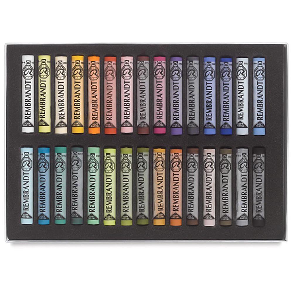 Rembrandt Soft Pastel 30'lu Set Tam Boy Toz Pastel (Landscape / Manzara)