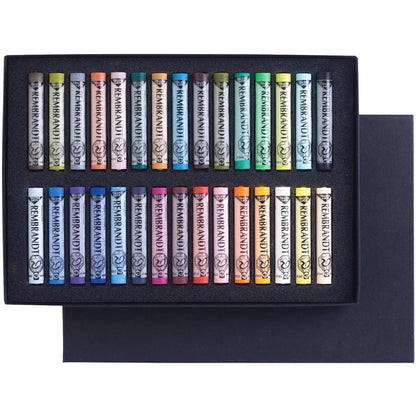 Rembrandt Soft Pastel 30'lu Set Tam Boy Toz Pastel (Landscape / Manzara)
