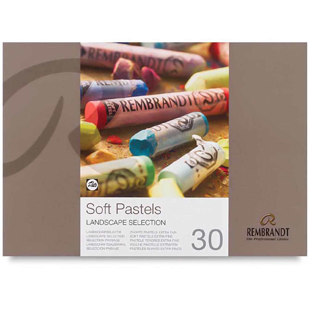 Rembrandt Soft Pastel 30'lu Set Tam Boy Toz Pastel (Landscape / Manzara)