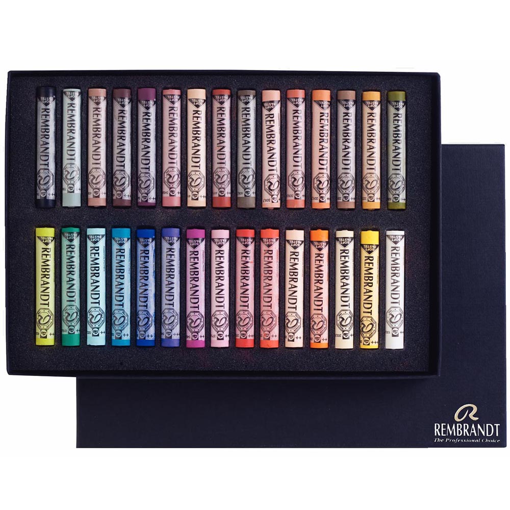 Rembrandt Soft Pastel 30'lu Set Tam Boy Toz Pastel (Portrait / Portre)