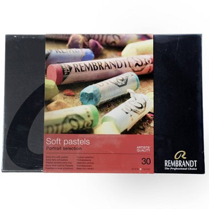 Rembrandt Soft Pastel 30'lu Set Tam Boy Toz Pastel (Portrait / Portre)
