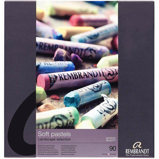 Rembrandt Soft Pastel 90'lı Set Tam Boy Toz Pastel (Landscape / Manzara)