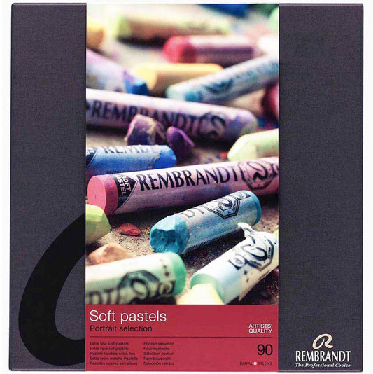 Rembrandt Soft Pastel 90'lı Set Tam Boy Toz Pastel (Portrait / Portre)