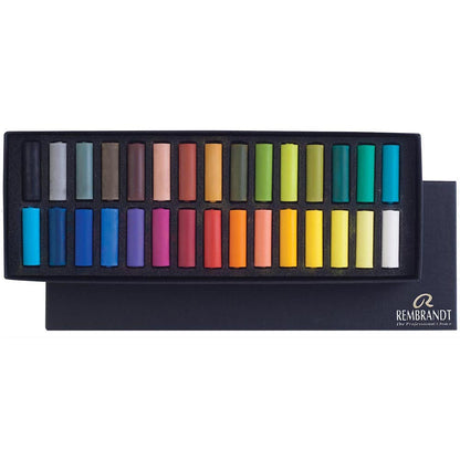 Rembrandt Soft Pastel 30'lu Set Yarim Boy Toz Pastel
