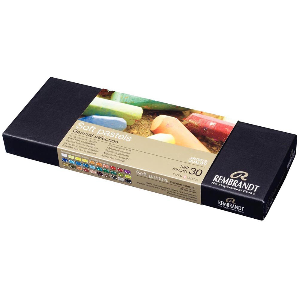 Rembrandt Soft Pastel 30'lu Set Yarim Boy Toz Pastel