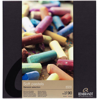 Rembrandt Soft Pastel 90'lı Set Yarim Boy Toz Pastel (General / Genel)