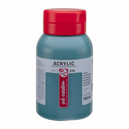 Art Creation Acrylic 750ml Viridian 616 ön cephe etiketi