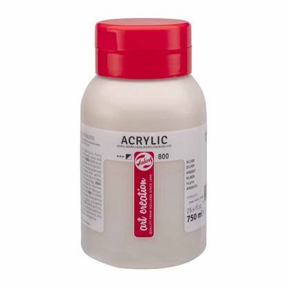 Art Creation Acrylic 750ml Silver 800 ön cephe etiketi