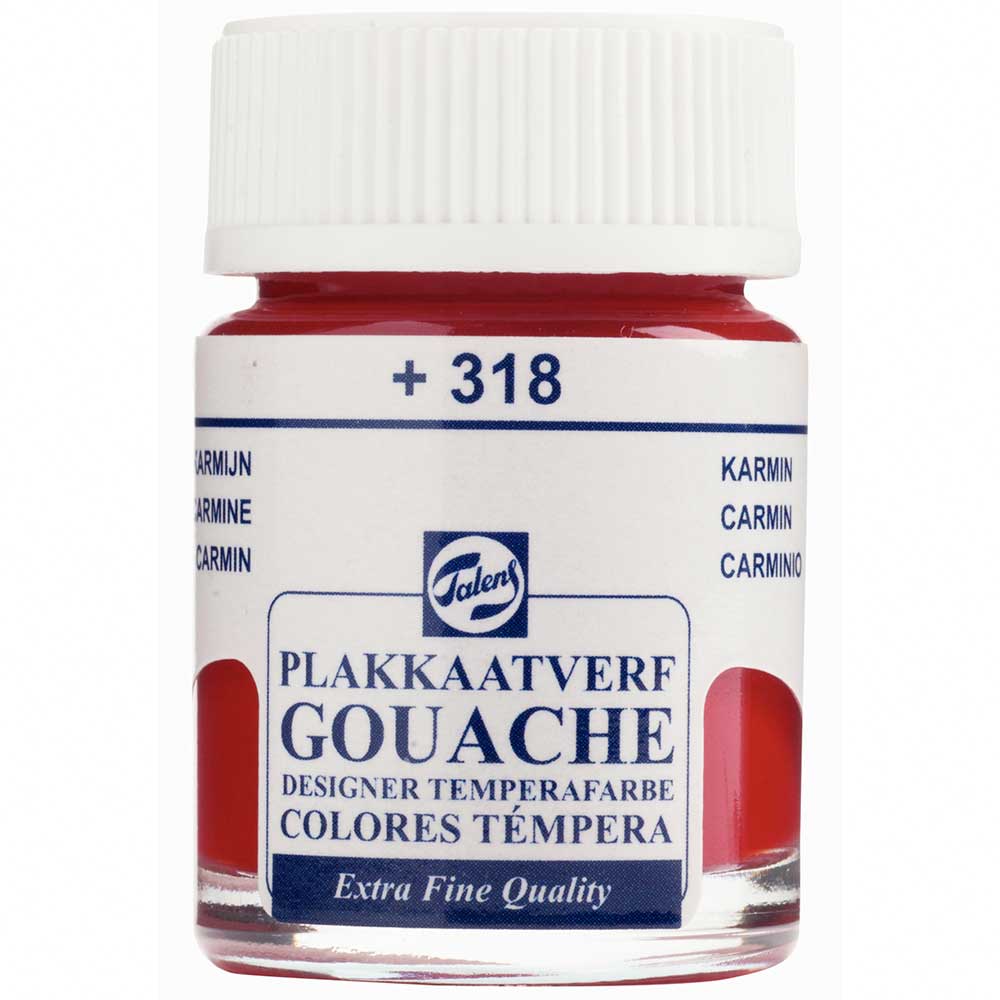 Talens Guaj 16ml Carmine 318
