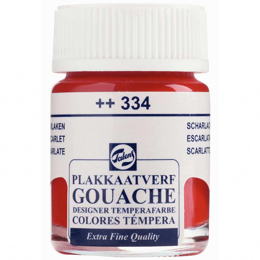Talens Guaj 16ml Scarlet 334