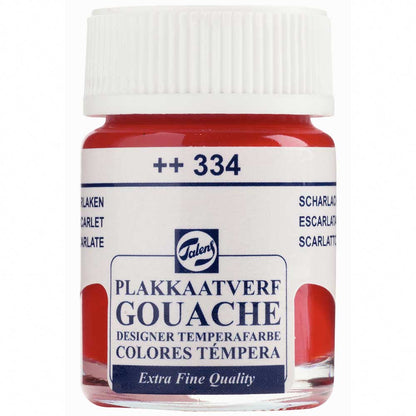 Talens Guaj 16ml Scarlet 334