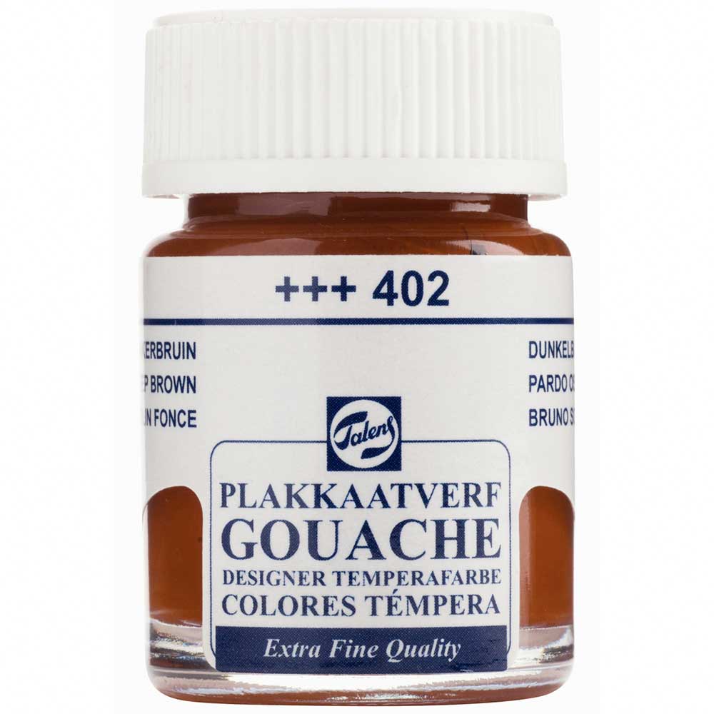Talens Guaj 16ml Deep Brown 402