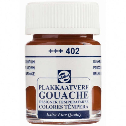 Talens Guaj 16ml Deep Brown 402