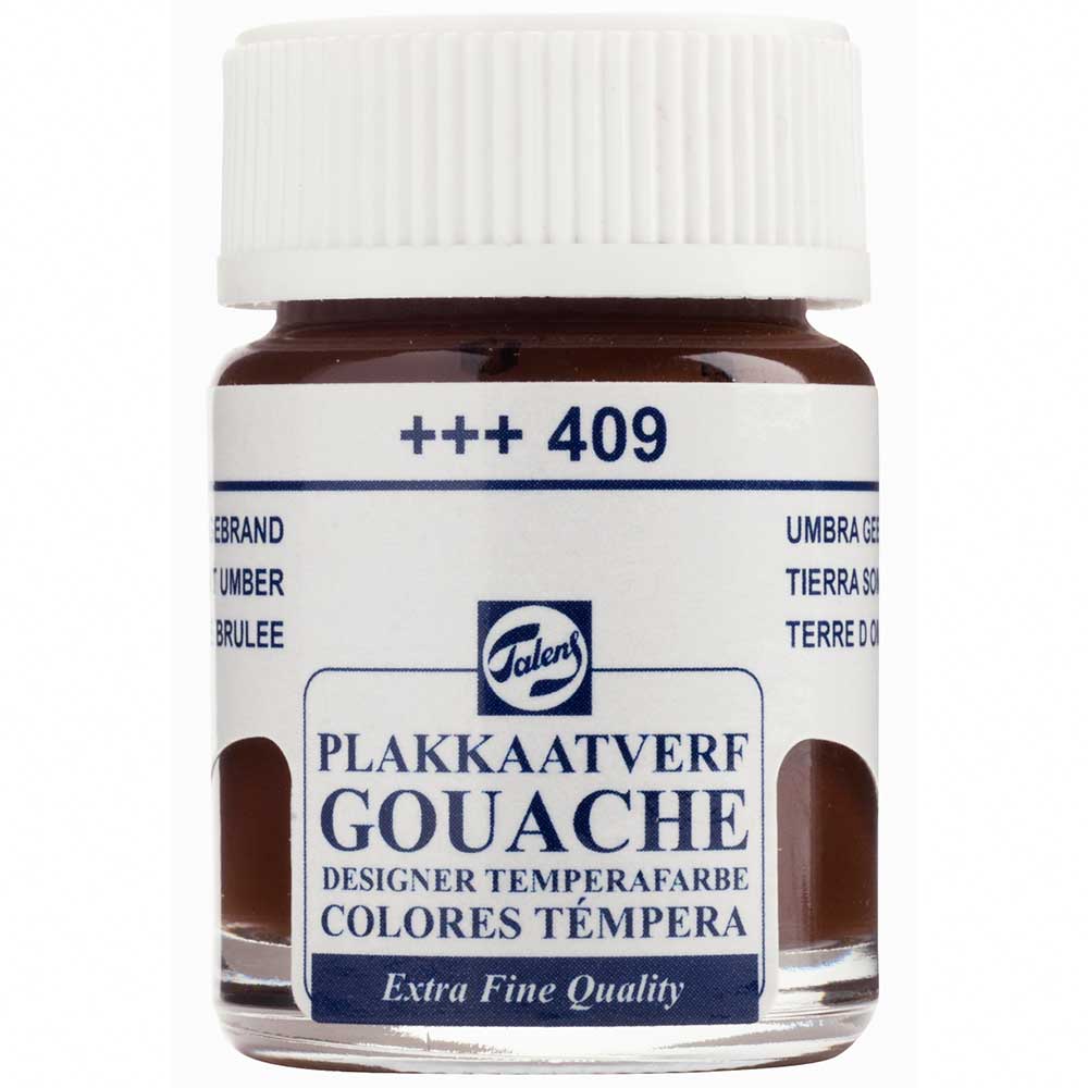 Talens Guaj 16ml Burnt Umber 409