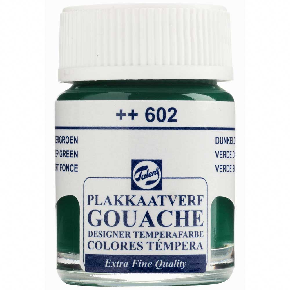 Talens Guaj 16ml Deep Green 602
