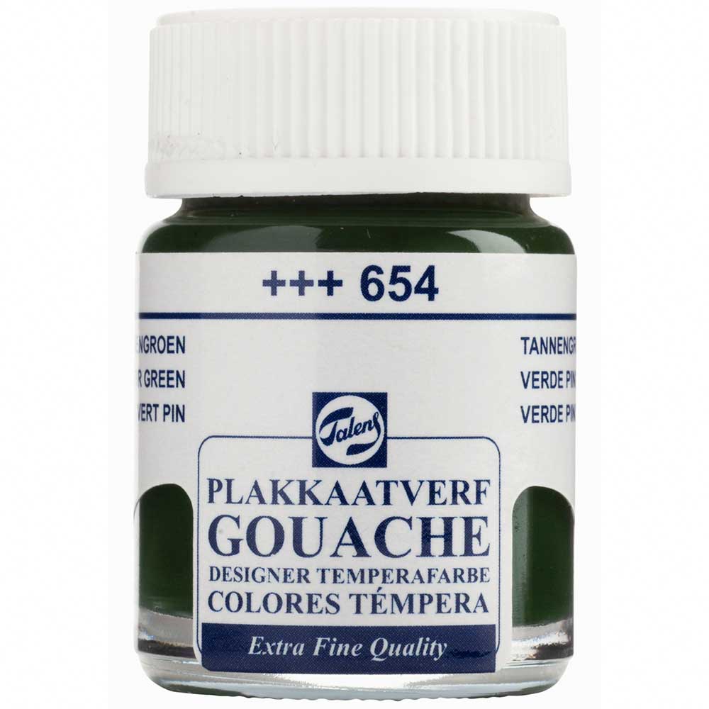 Talens Guaj 16ml Fir Green 654