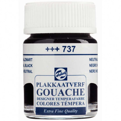 Talens Guaj 16ml Neutral Black 737