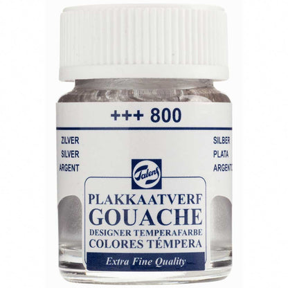 Talens Guaj 16ml Silver 800 (Metalik)