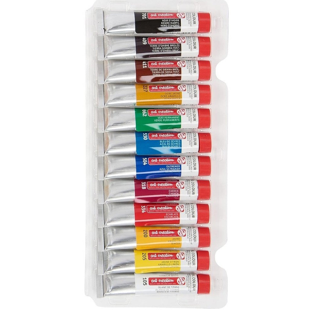Art Creation Expression Oil Colour Set (12x12ml Yağlı Boya)