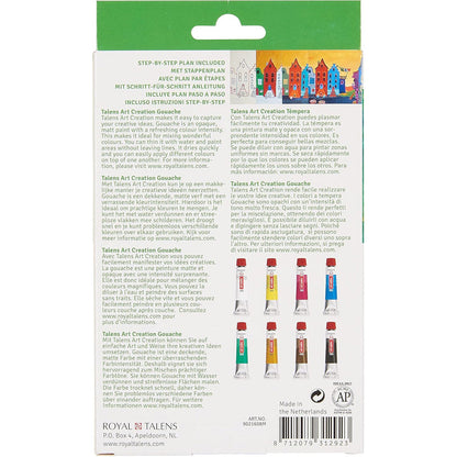 Art Creation Expression Gouache Set (8x12ml Guaj)