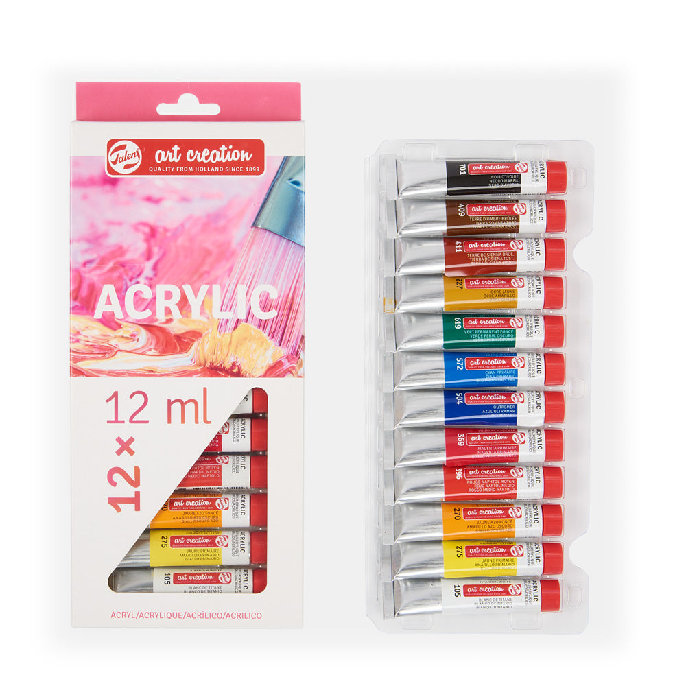 Art Creation Expression Acrylic Set (12X12ml Akrilik Boya)