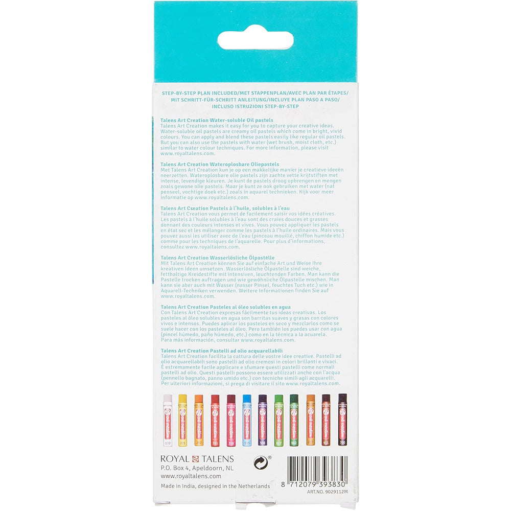Art Creation Expression Watersoluble Oil Pastel Set 12'li