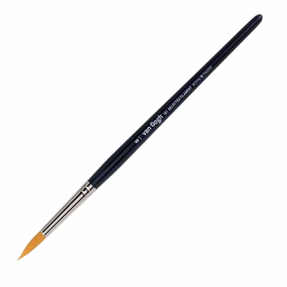 Talens Van Gogh 191 Seri Sentetik Yuvarlak Uçlu Fırça No:8