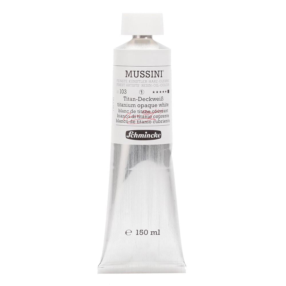 Schmincke Mussini Yağlı Boya 150ml Titanium Opaque White 103 S.1