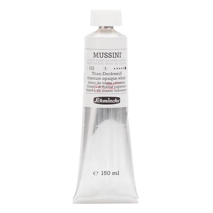 Schmincke Mussini Yağlı Boya 150ml Titanium Opaque White 103 S.1
