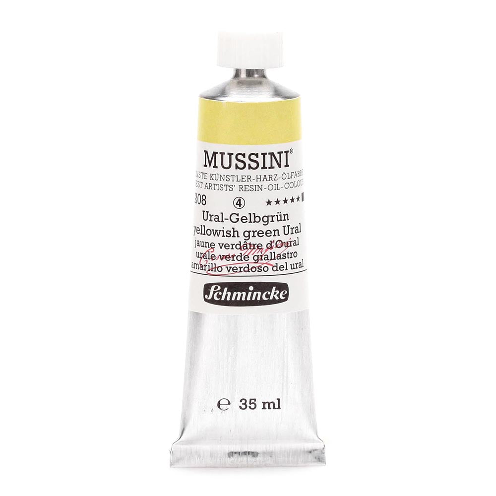 Schmincke Mussini Yağlı Boya 35ml Yellowish Green Ural 208 S.4