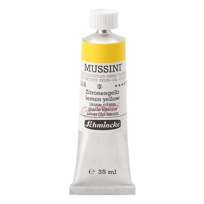 Schmincke Mussini Yağlı Boya 35ml Lemon Yellow 216 S.3