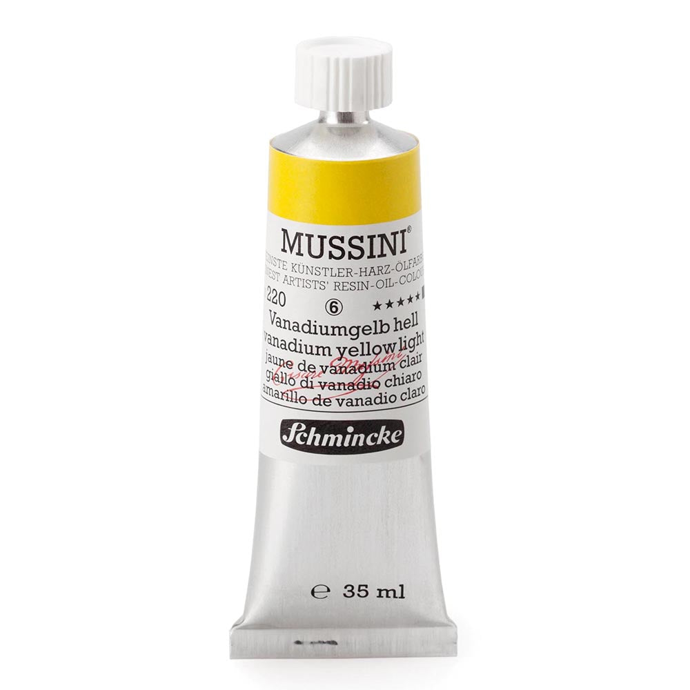 Schmincke Mussini Yağlı Boya 35ml Vanadium Yellow Light 220 S.6