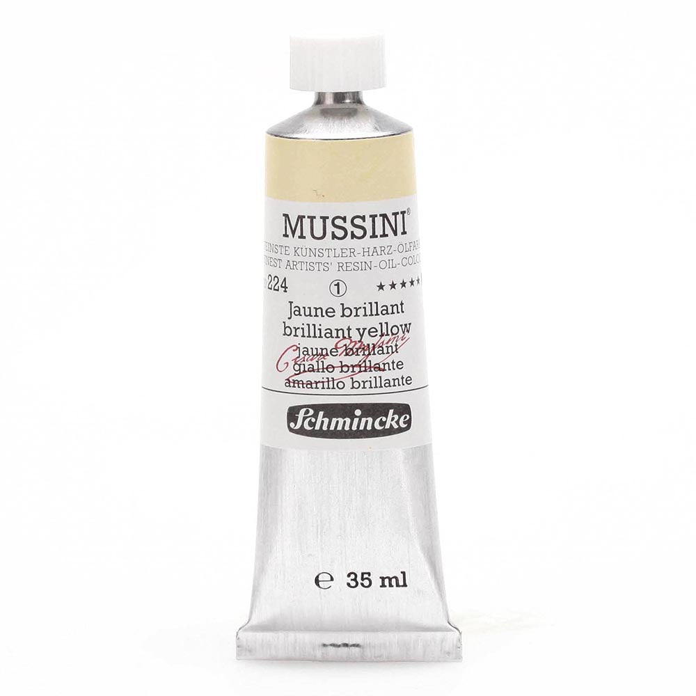 Schmincke Mussini Yağlı Boya 35ml Brilliant Yellow 224 S.1
