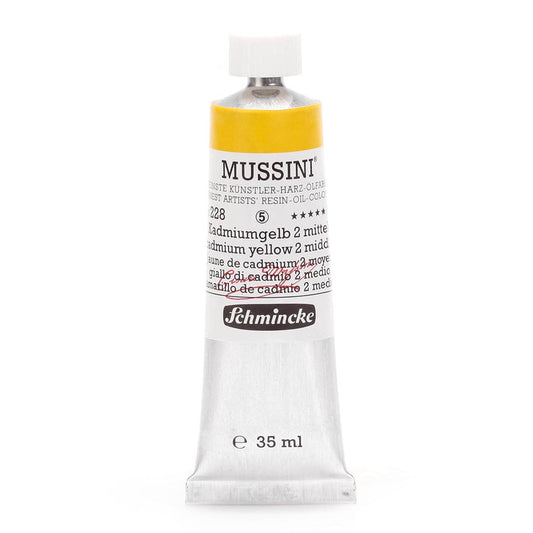 Schmincke Mussini Yağlı Boya 35ml Cadmium Yellow 2 Middle 228 S.5