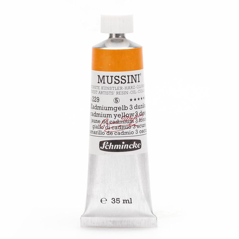 Schmincke Mussini Yağlı Boya 35ml Cadmium Yellow 3 Deep 229 S.5