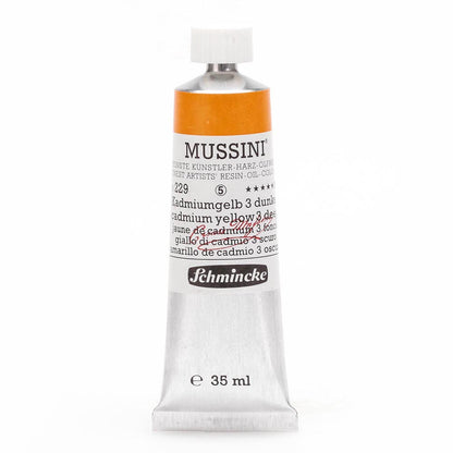 Schmincke Mussini Yağlı Boya 35ml Cadmium Yellow 3 Deep 229 S.5