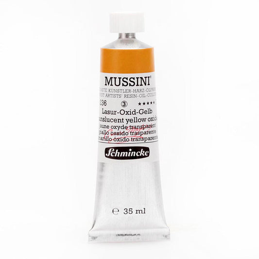 Schmincke Mussini Yağlı Boya 35ml Translucent Yellow Oxide 236 S.3