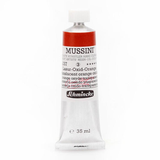 Schmincke Mussini Yağlı Boya 35ml Translucent Orange Oxide 237 S.3