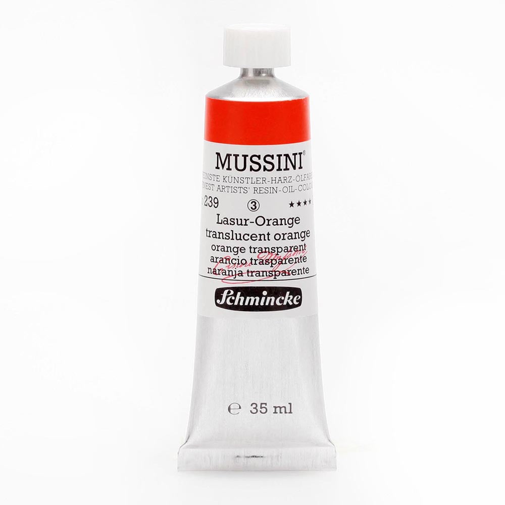 Schmincke Mussini Yağlı Boya 35ml Translucent Orange 239 S.3