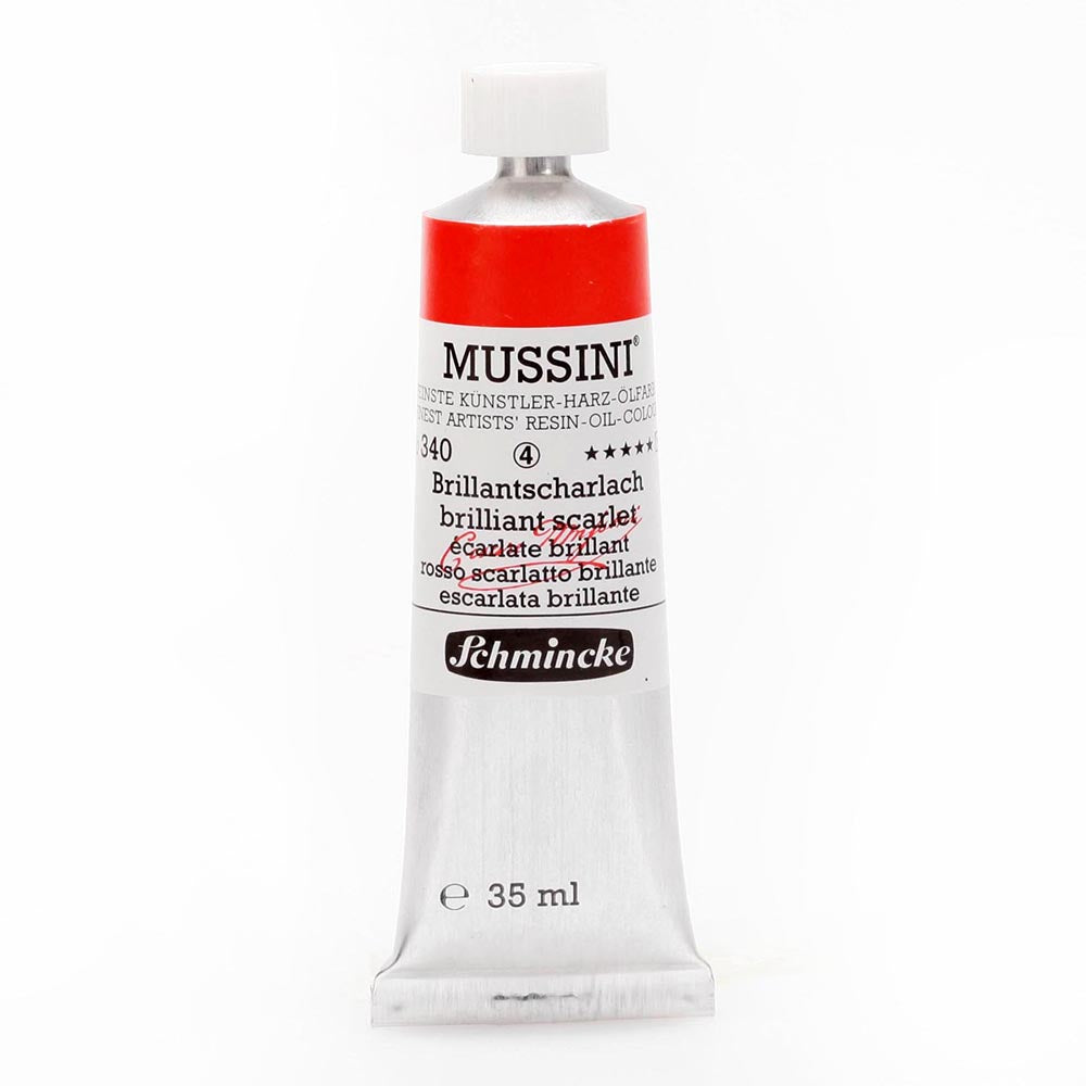 Schmincke Mussini Yağlı Boya 35ml Brilliant Scarlet 340 S.4