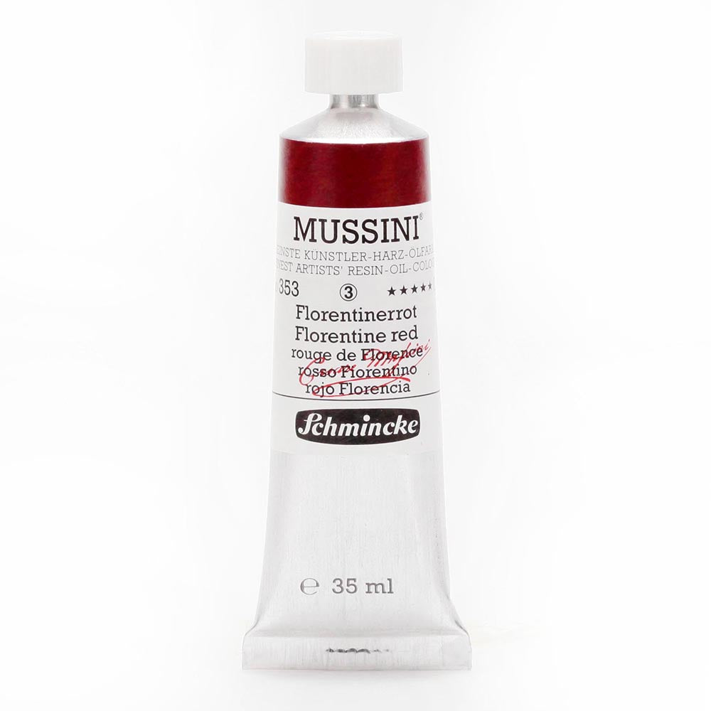 Schmincke Mussini Yağlı Boya 35ml Florentine Red 353 S.3