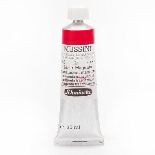 Schmincke Mussini Yağlı Boya 35ml Translucent Magenta 363 S.4