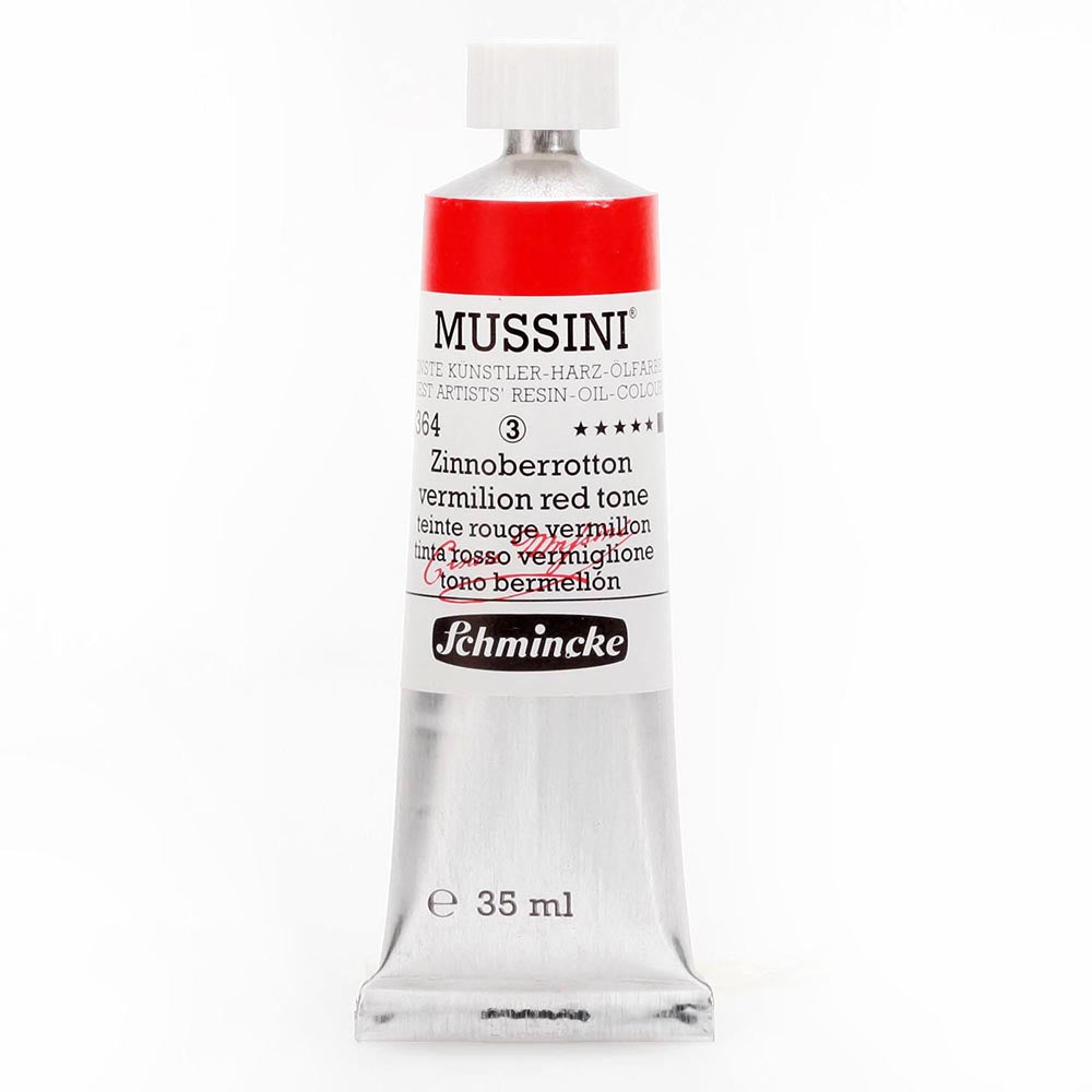 Schmincke Mussini Yağlı Boya 35ml Vermilion Red Tone 364 S.3